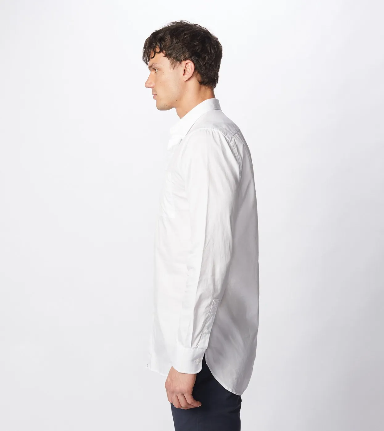 7 Foot LS Oxford Shirt White