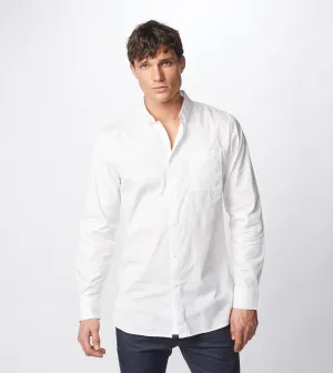7 Foot LS Oxford Shirt White