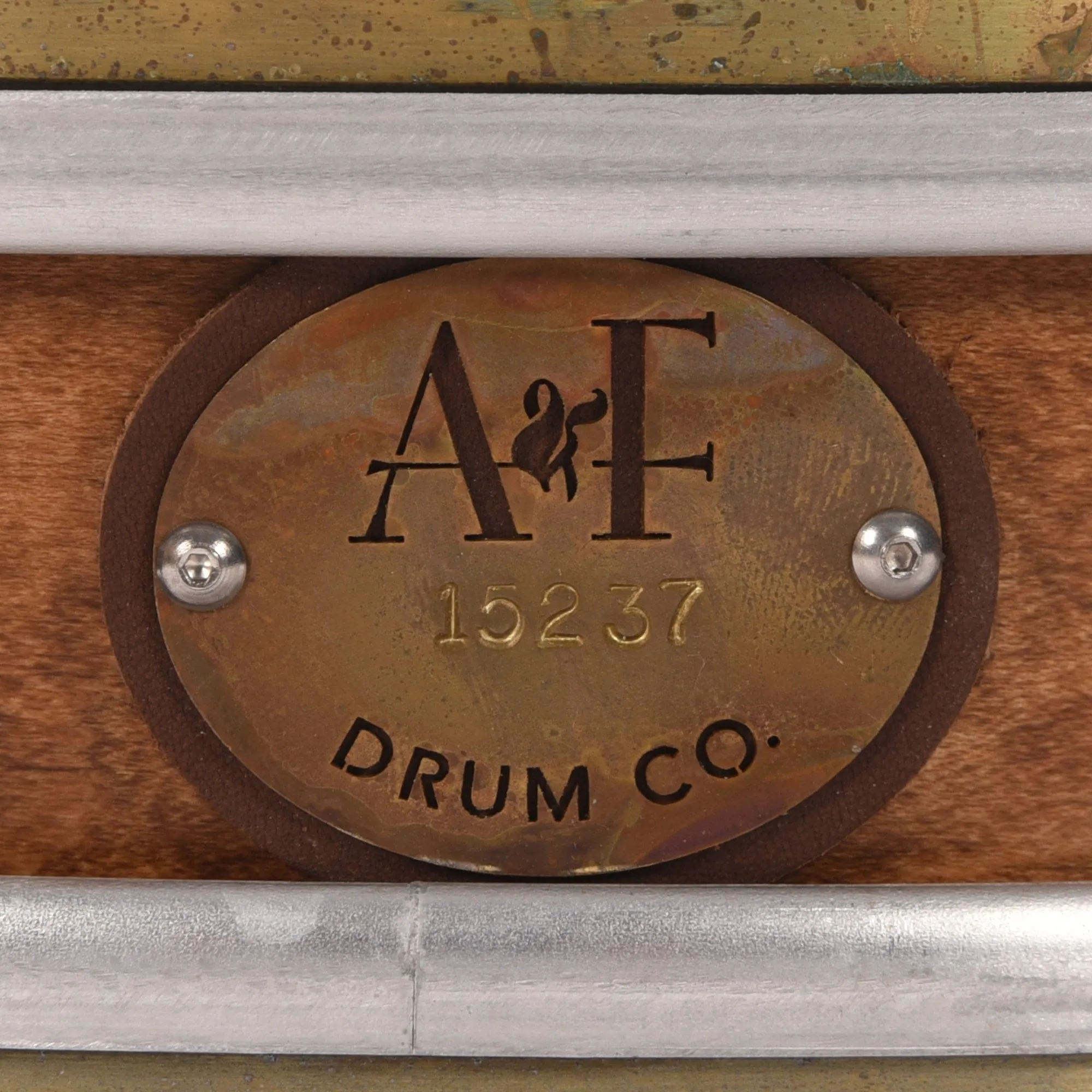 A&F Drum Co. 3x12 Rude Boy Whisky Maple Snare Drum