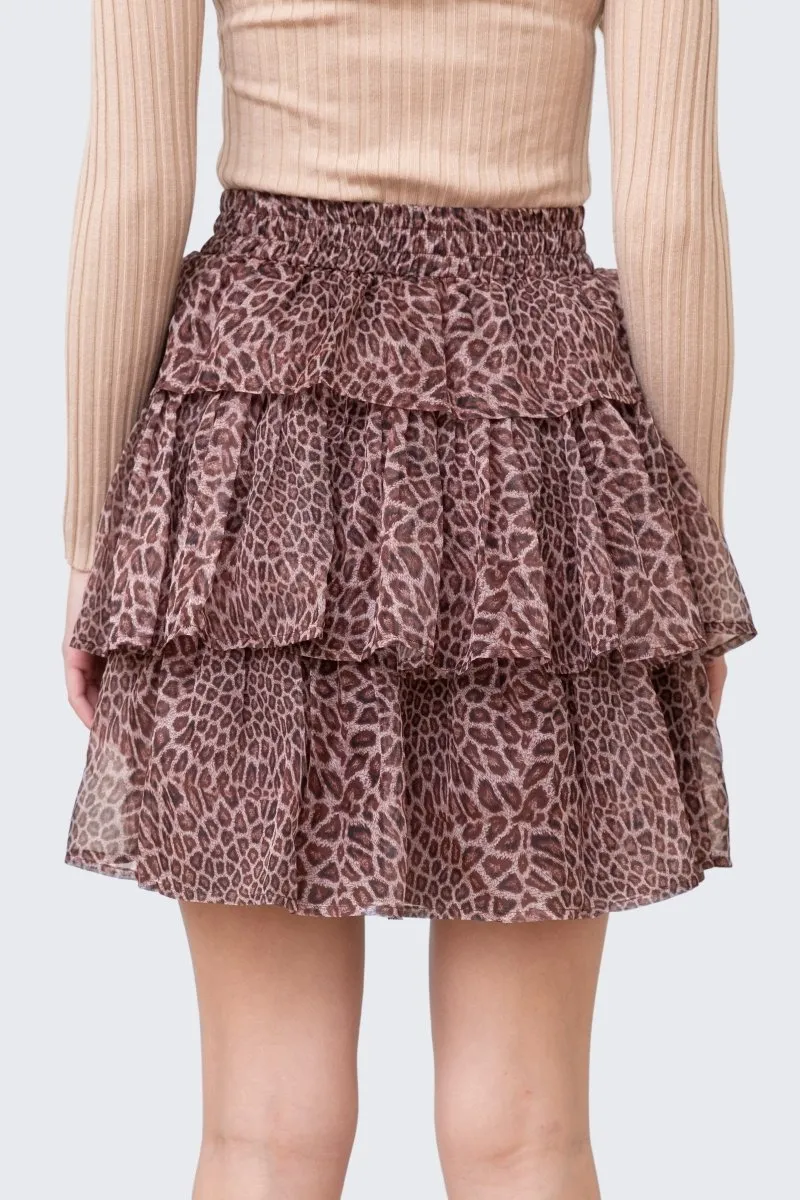 ARIA SKIRT (DARK/BROWN)