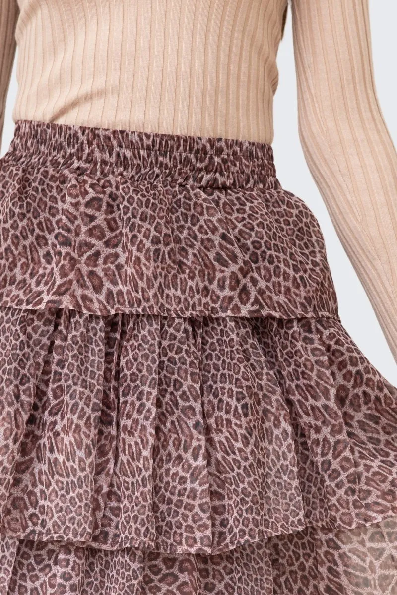 ARIA SKIRT (DARK/BROWN)