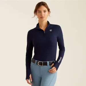 Ariat Lowell Quarter Zip Base Layer Navy