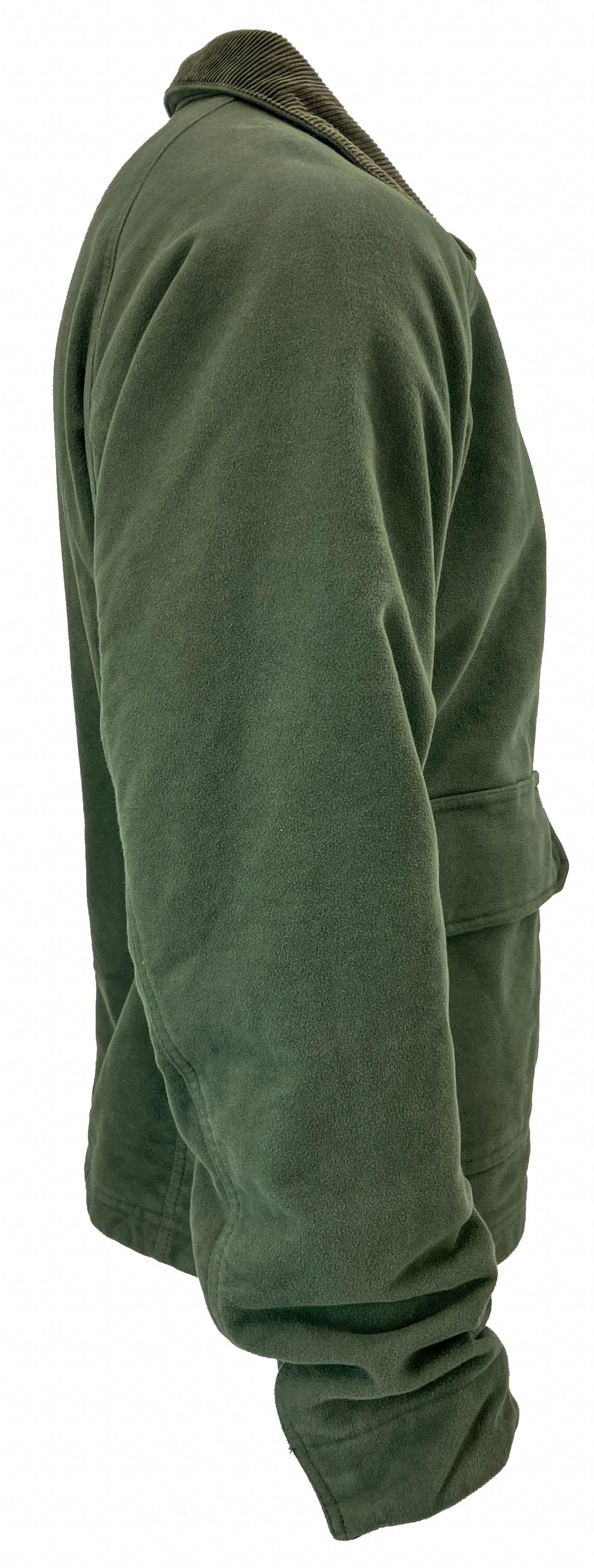 Aspesi Mickey Cotton Moleskin Bomber Jacket in Green
