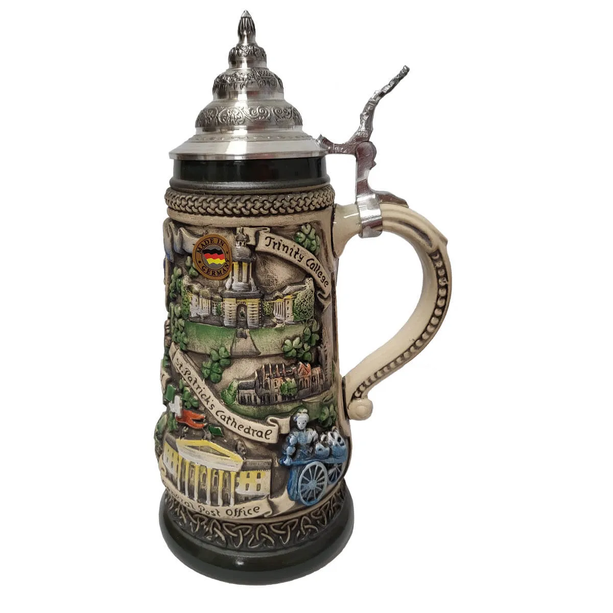 Beer Stein - Dublin, Ireland .5L Rustic