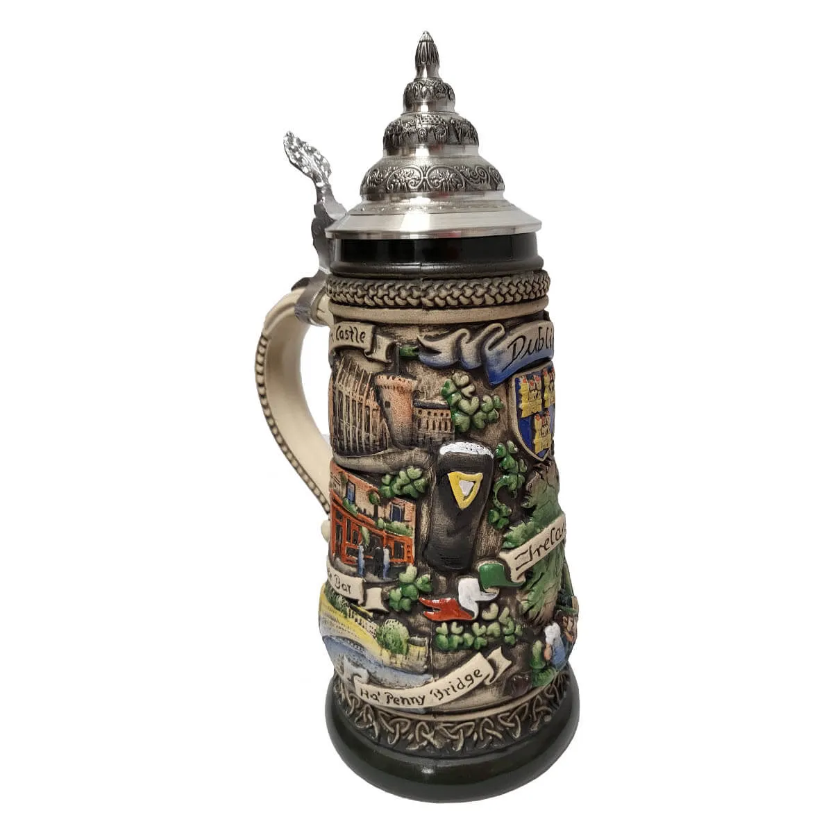 Beer Stein - Dublin, Ireland .5L Rustic