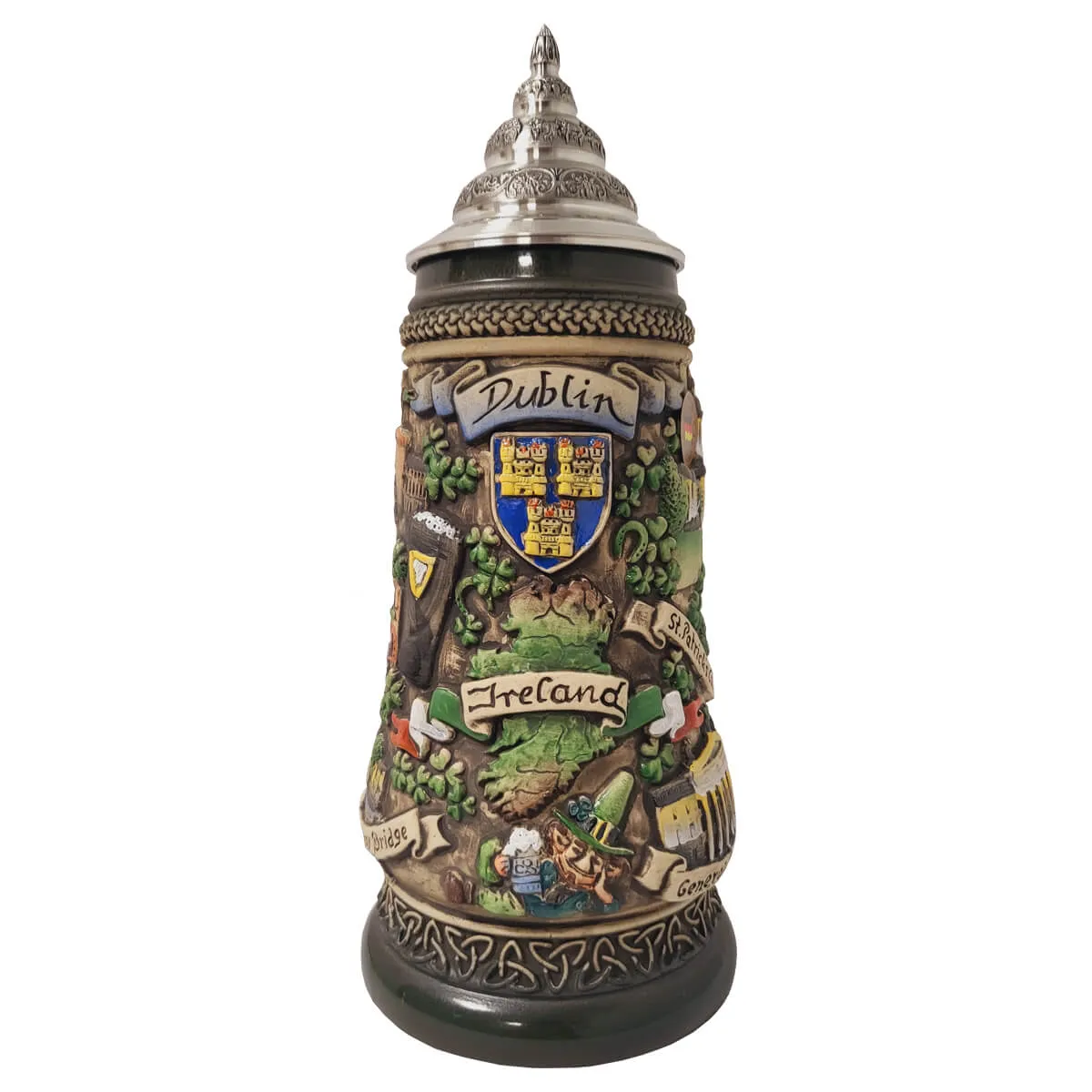 Beer Stein - Dublin, Ireland .5L Rustic