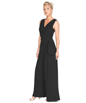 BLACK JUMPSUIT WITH TIE