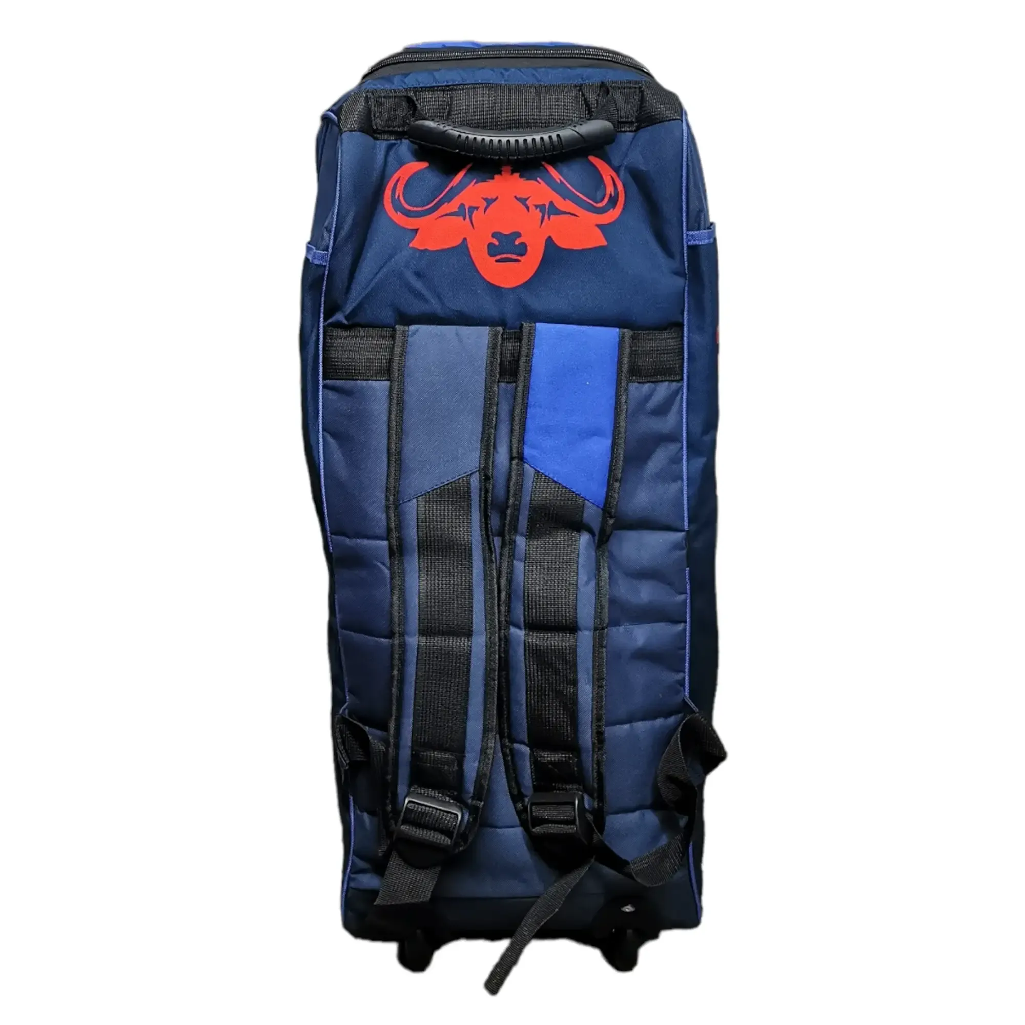 Bratla Pro Cricket Kit Bag Duffle Wheelie for Junior Cricketers Navy/Blue