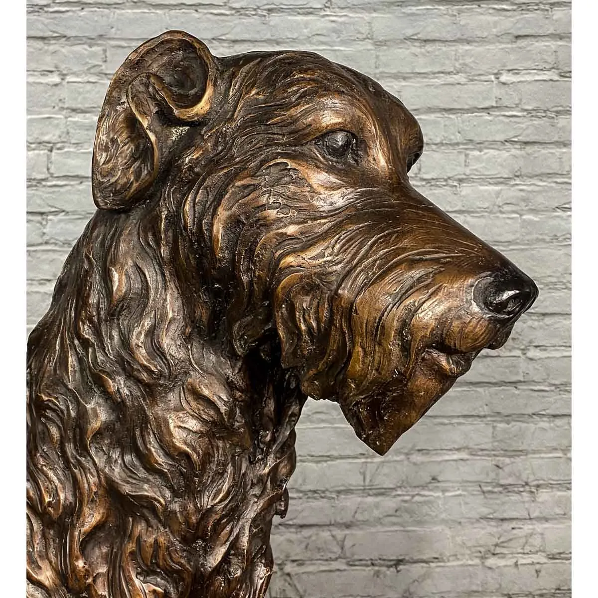 Bronze Irish Wolfhound Statue