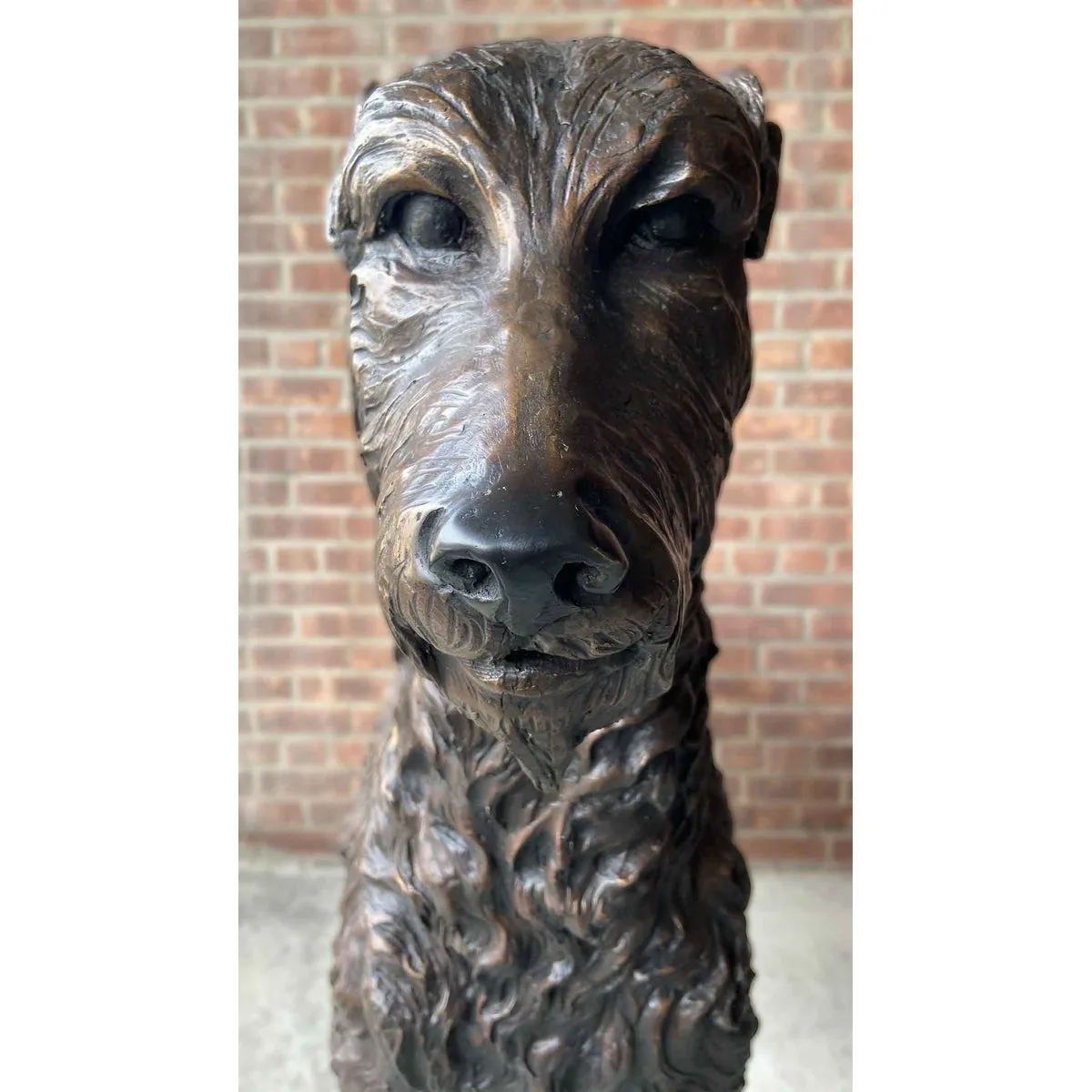Bronze Irish Wolfhound Statue