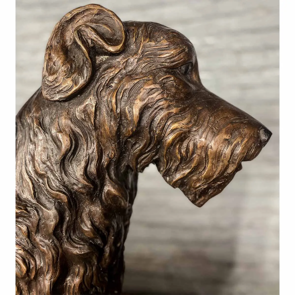 Bronze Irish Wolfhound Statue