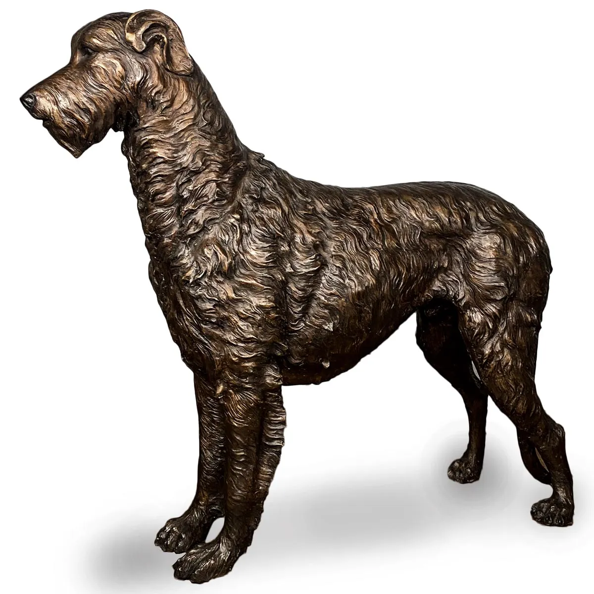 Bronze Irish Wolfhound Statue
