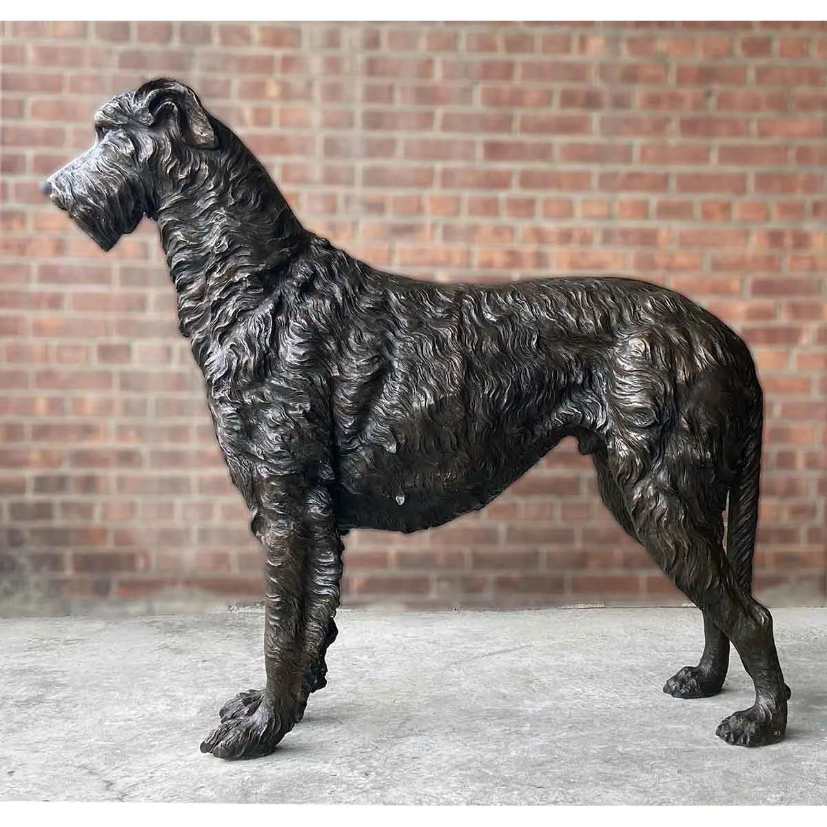 Bronze Irish Wolfhound Statue