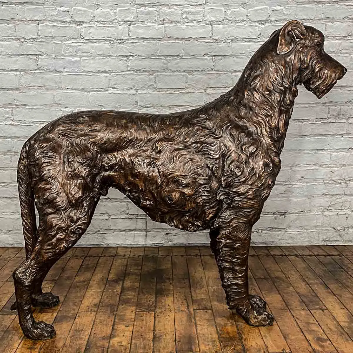 Bronze Irish Wolfhound Statue
