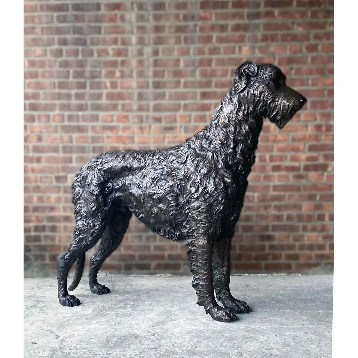 Bronze Irish Wolfhound Statue