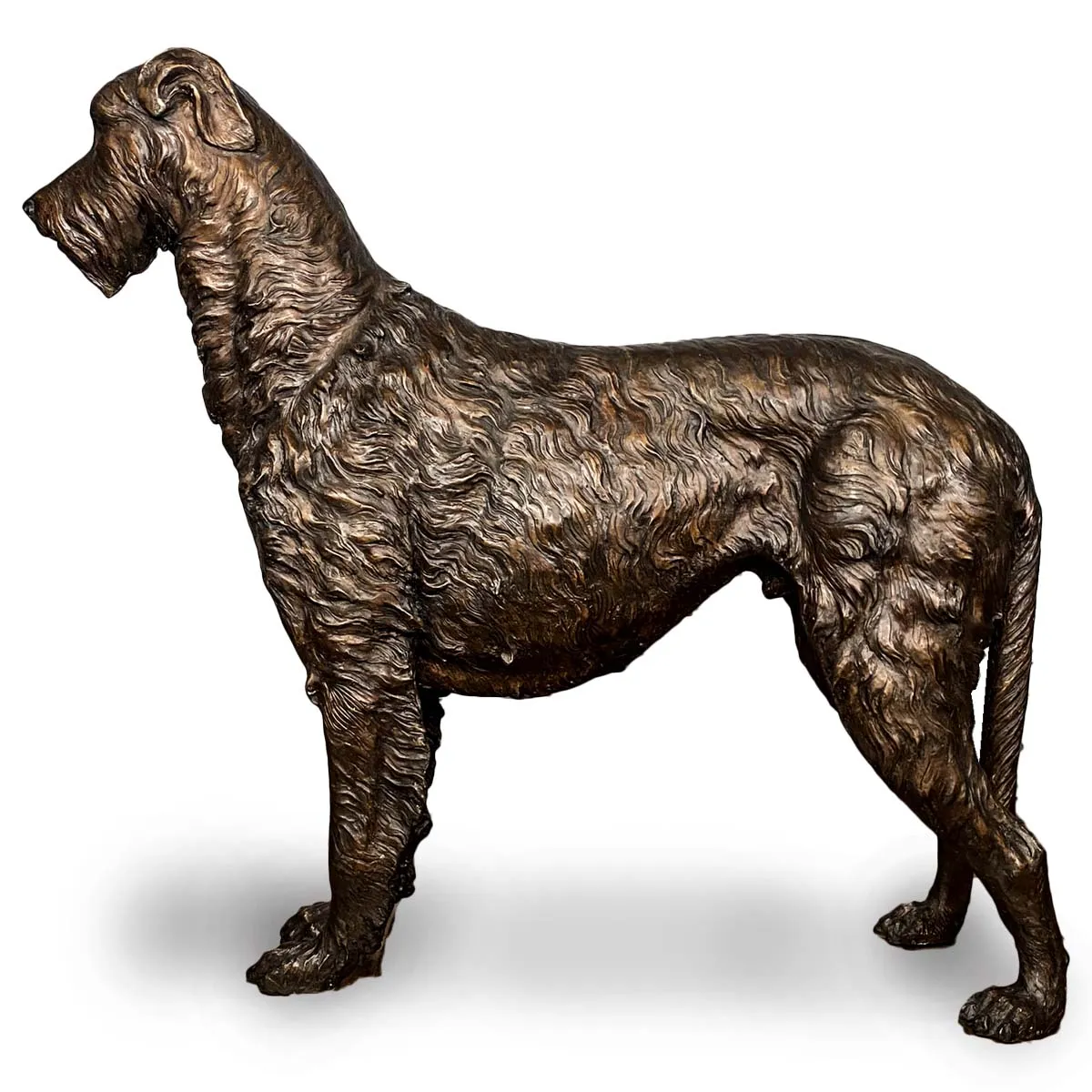 Bronze Irish Wolfhound Statue