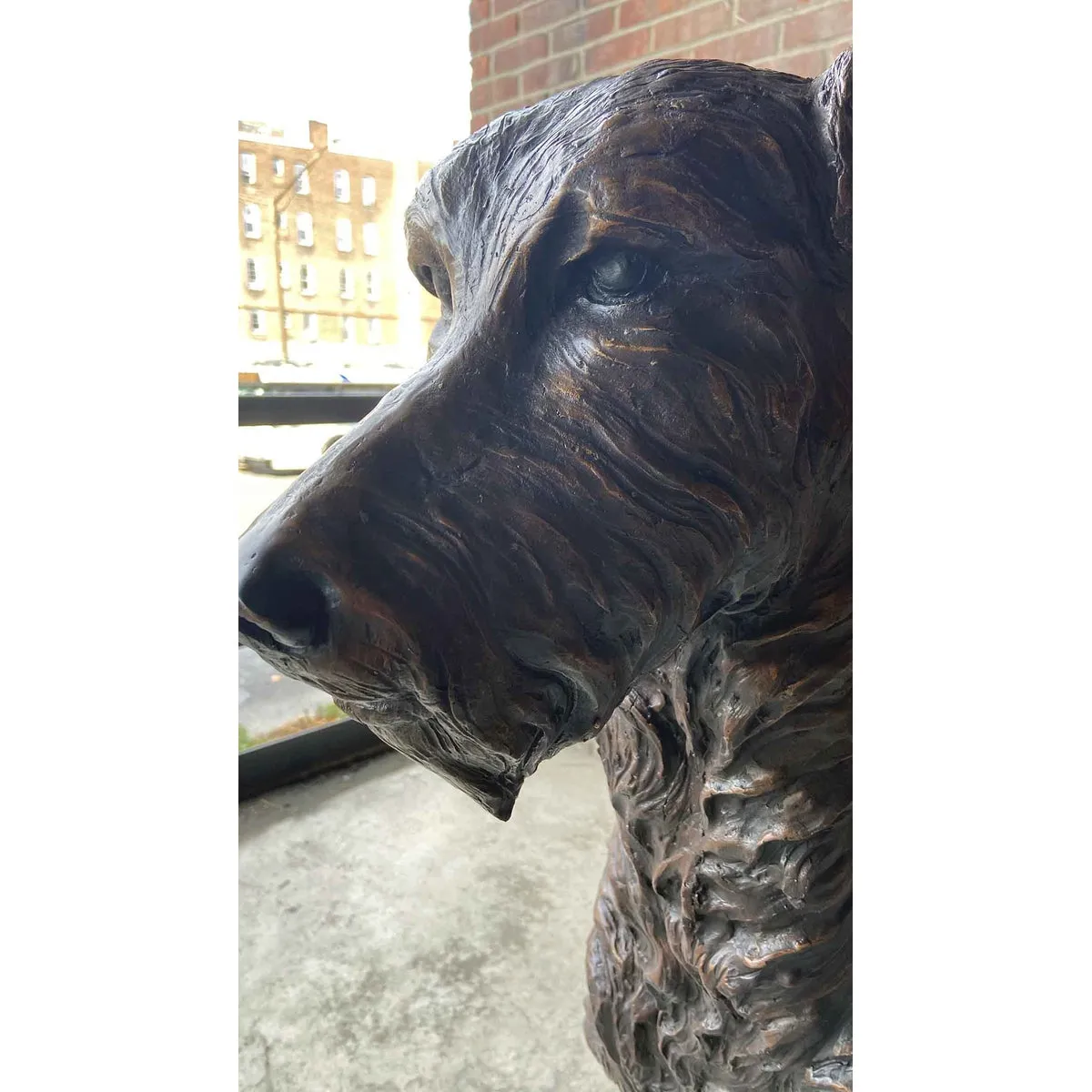 Bronze Irish Wolfhound Statue