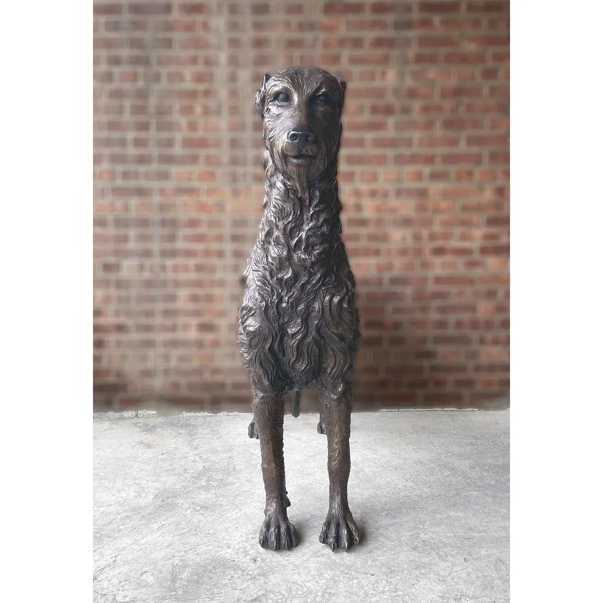 Bronze Irish Wolfhound Statue