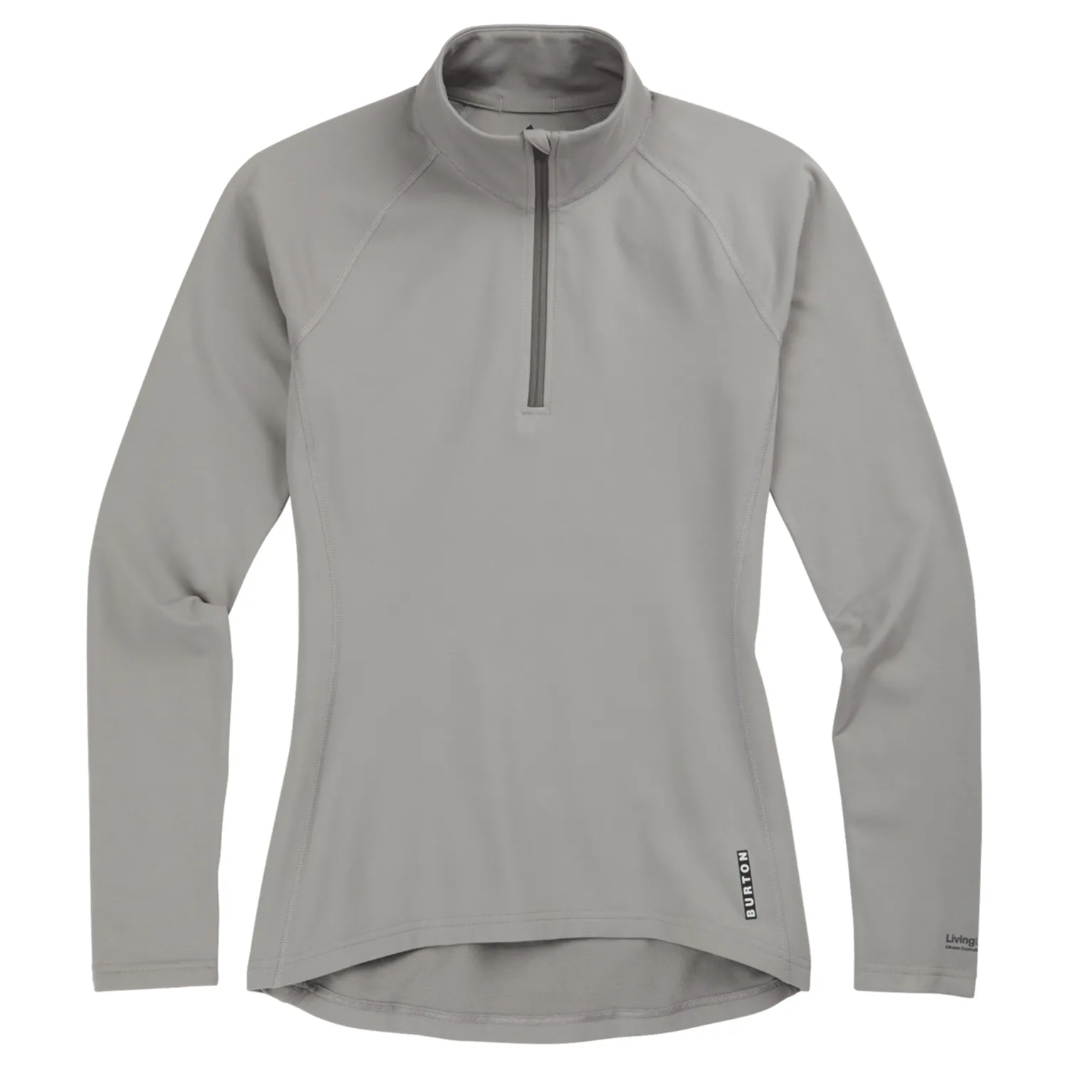 Burton Women's Heavyweight X Base Layer Quarter-Zip Sharkskin