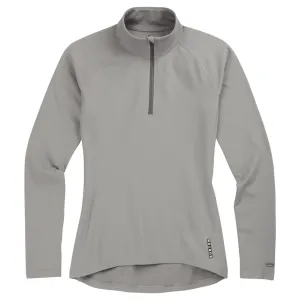 Burton Women's Heavyweight X Base Layer Quarter-Zip Sharkskin