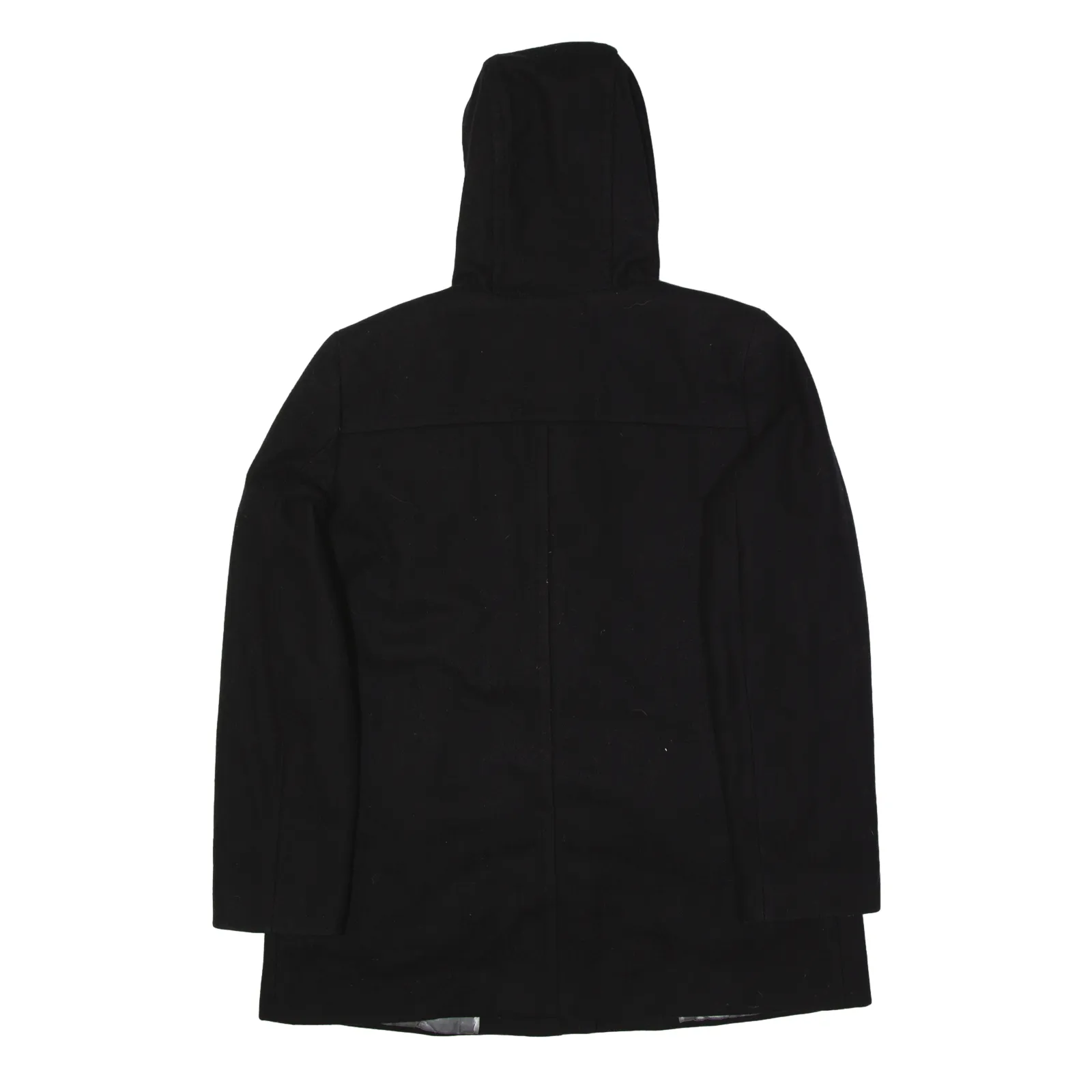 CALVIN KLEIN Duffle Coat Black Wool Womens L
