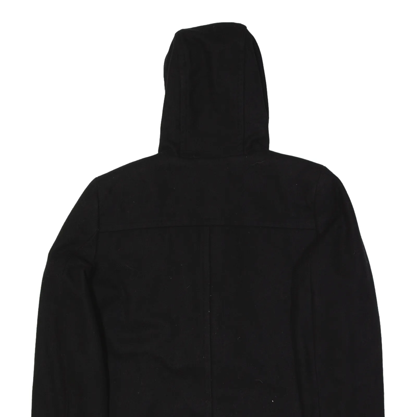 CALVIN KLEIN Duffle Coat Black Wool Womens L