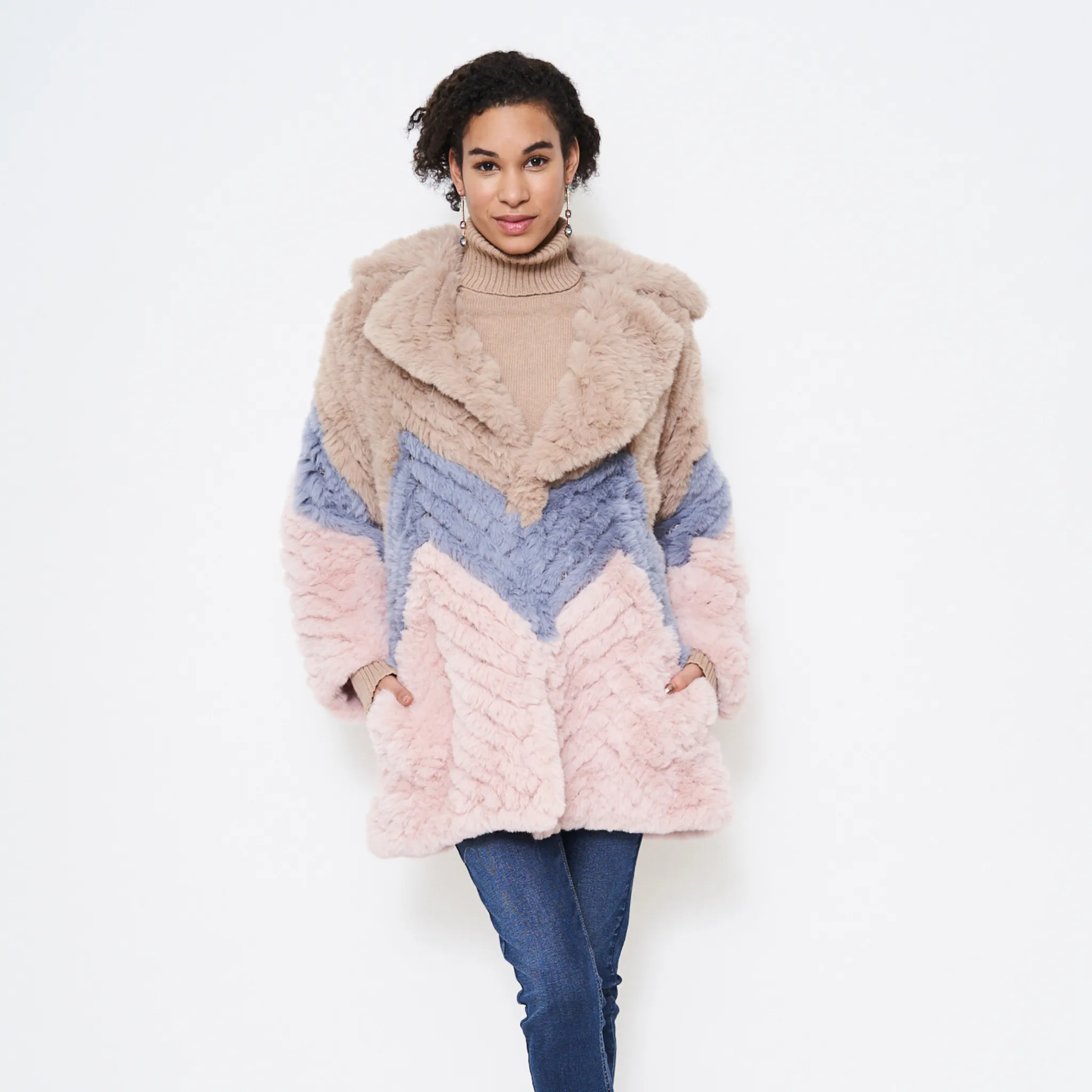 Colorblock Coat