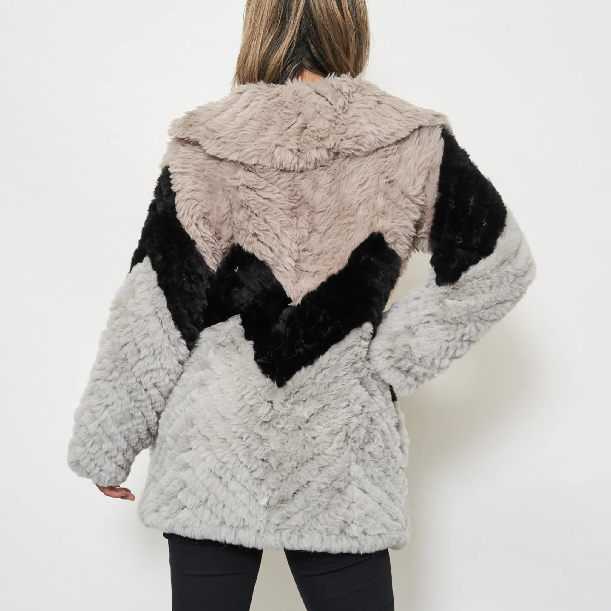 Colorblock Coat