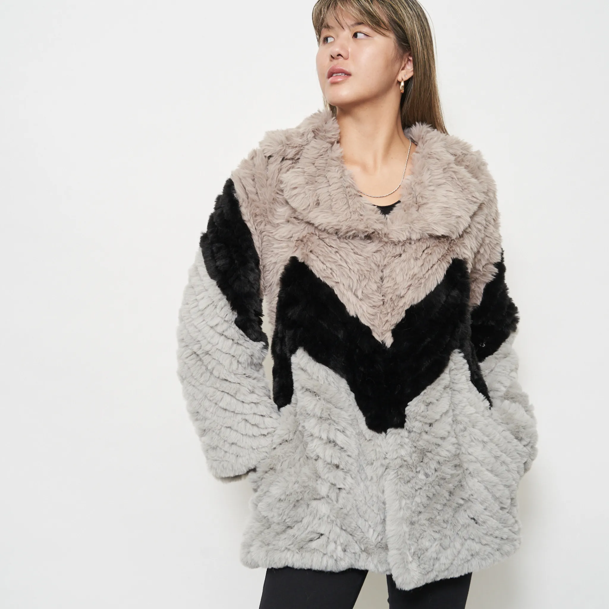 Colorblock Coat