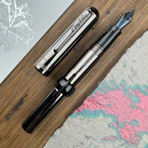 Conklin Mark Twain Crescent Filler Fountain Pen - Gunmetal (Limited Edition)