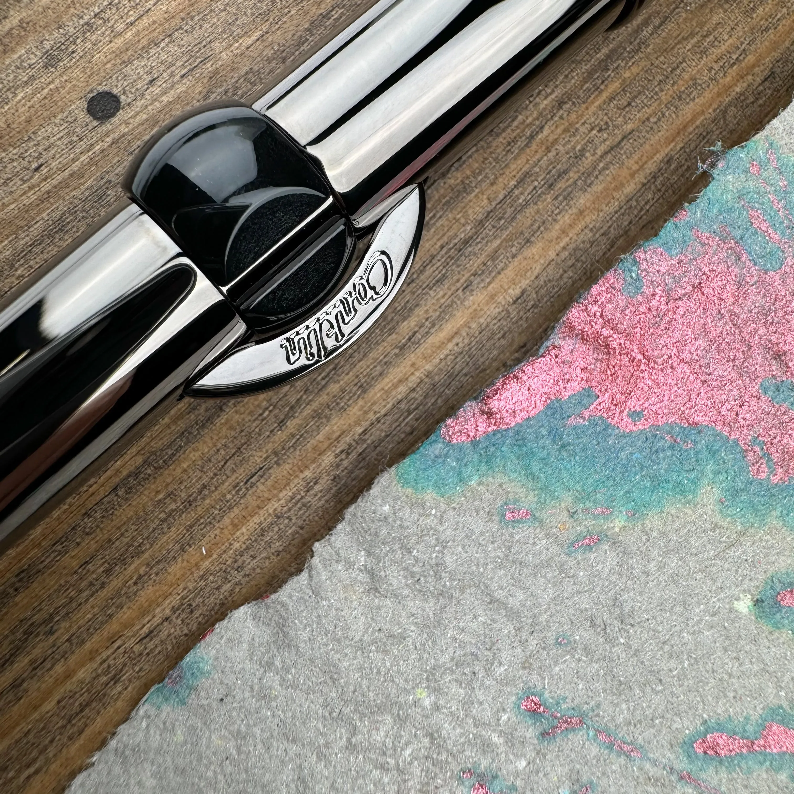 Conklin Mark Twain Crescent Filler Fountain Pen - Gunmetal (Limited Edition)