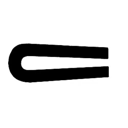 COR 049 EPDM U CHANNEL EDGE TRIM