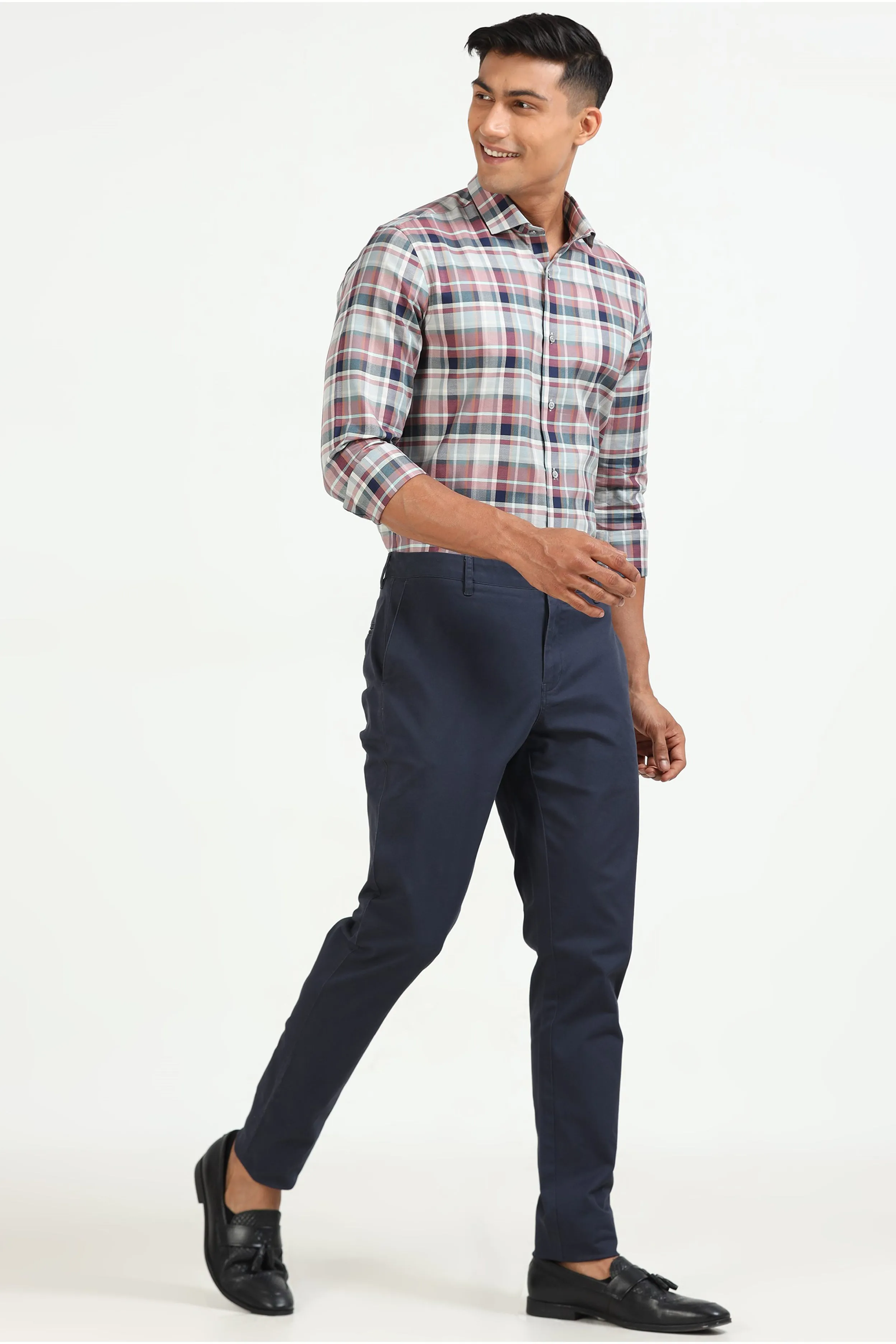 Crimson Grid Shirt
