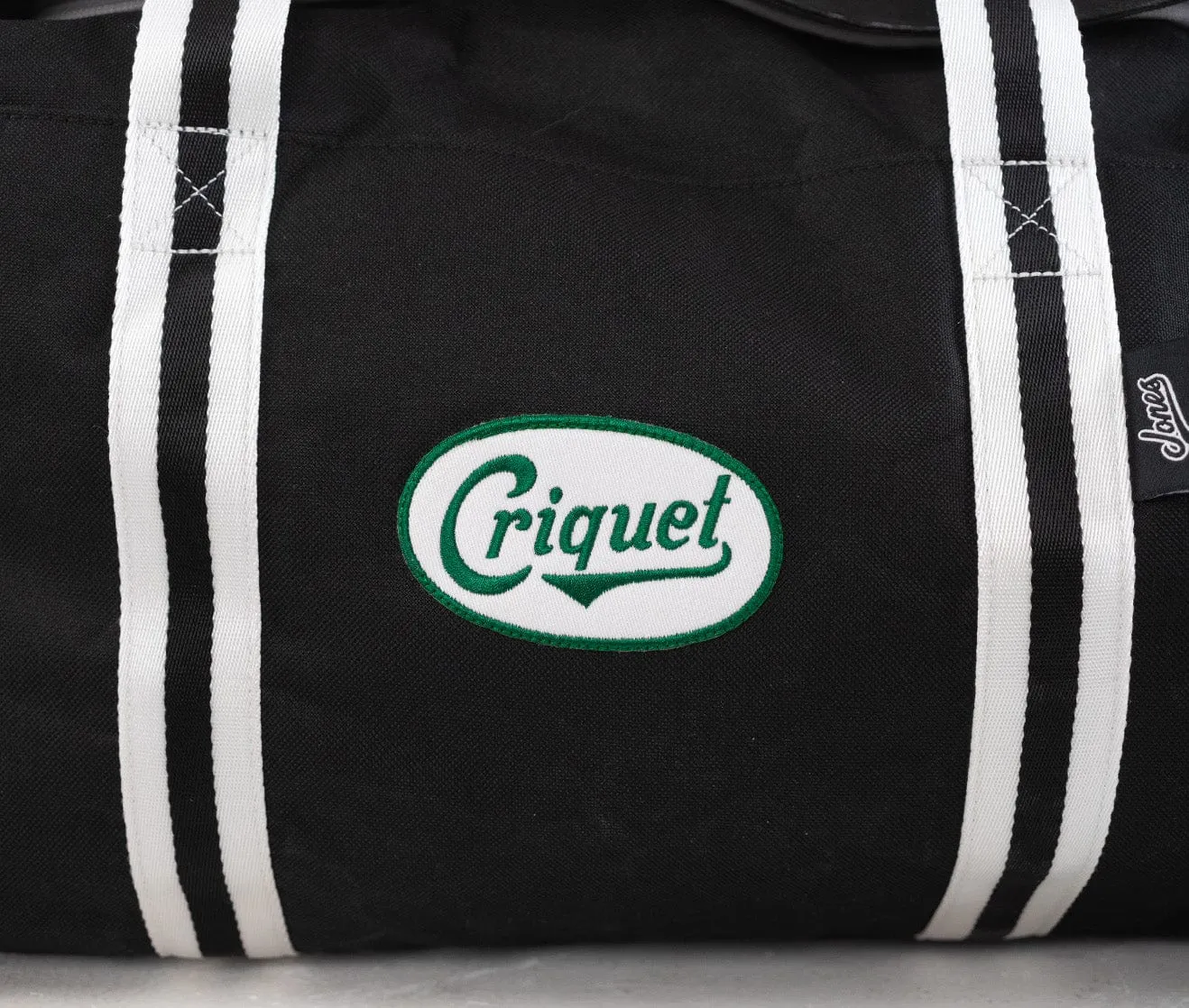 Criquet x Jones Letterman Duffle - Criquet Patch - Black
