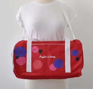 Dots Duffle/Travel Bag Set