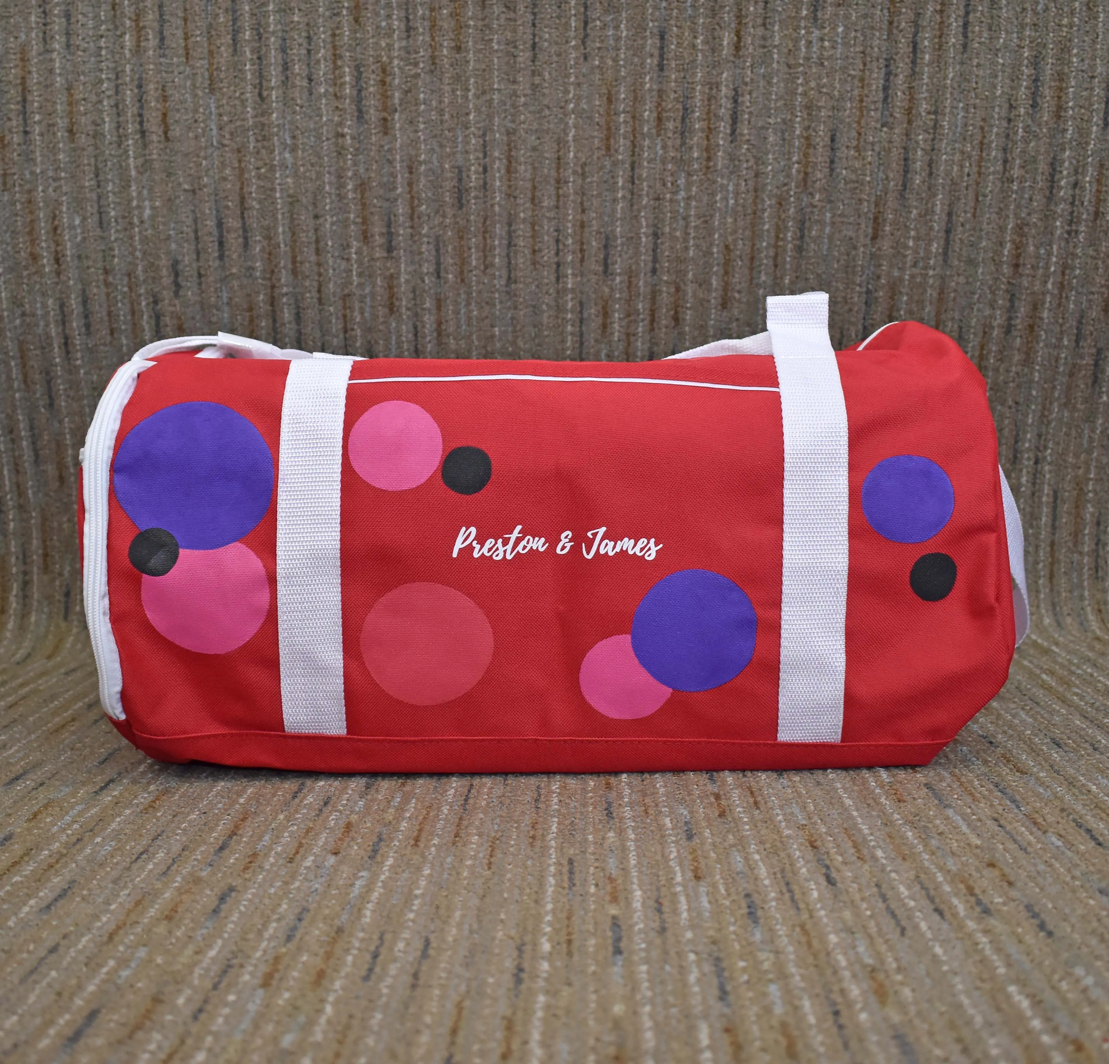 Dots Duffle/Travel Bag Set