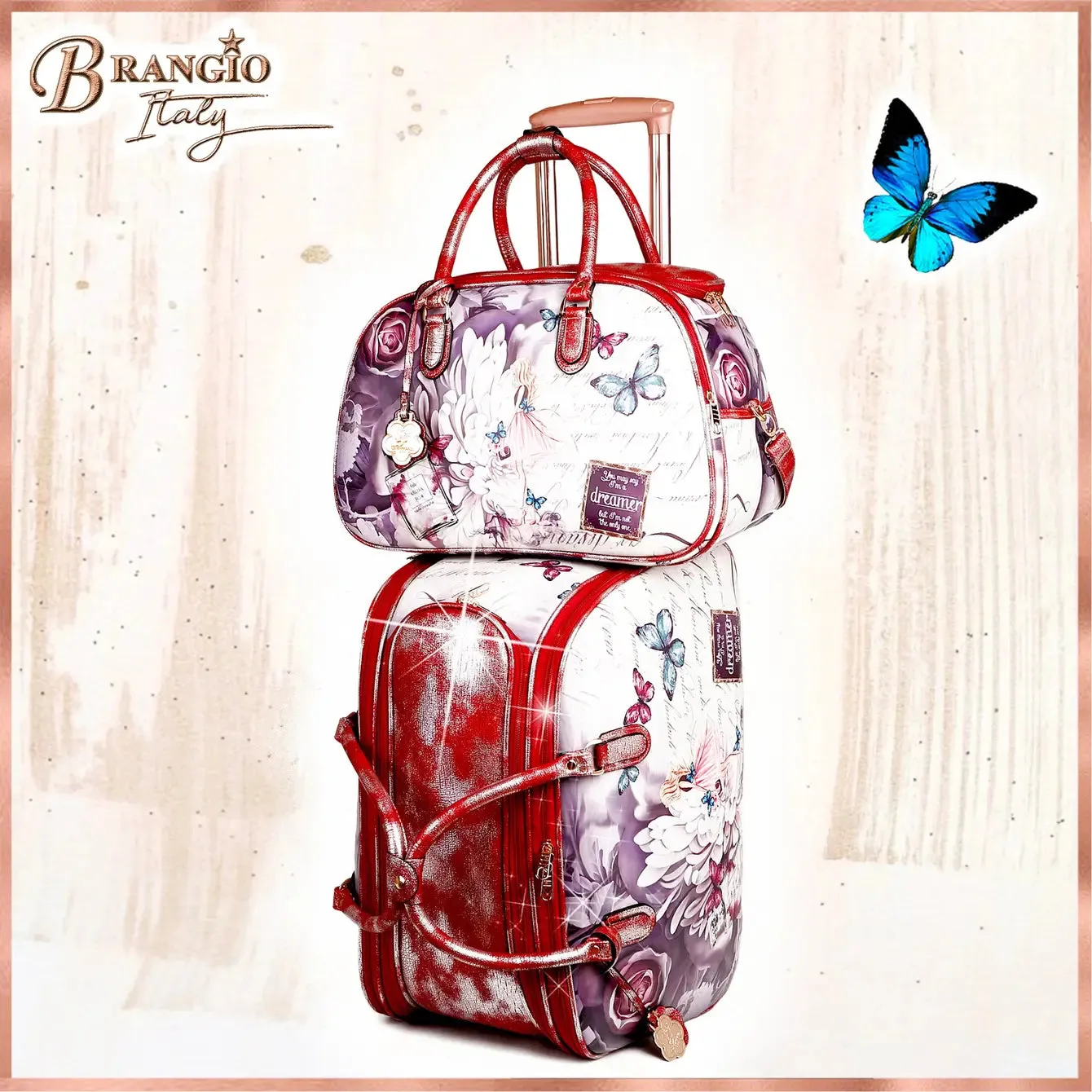 Dreamerz Rolling Duffel & Overnight Bag [BFD6988-6977]