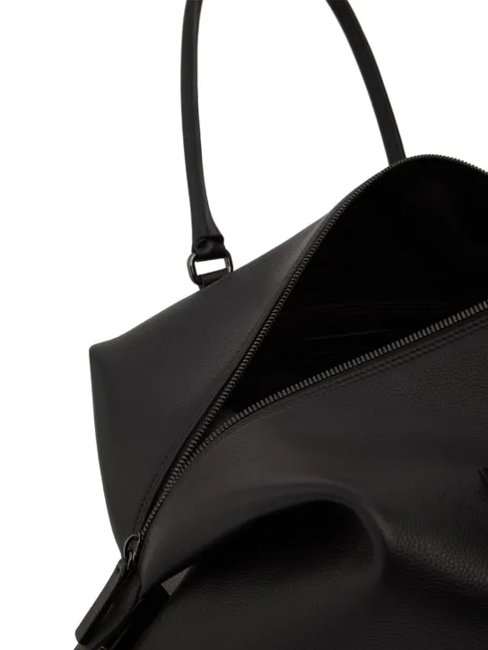 Dsquared2   Bob leather logo duffle bag 