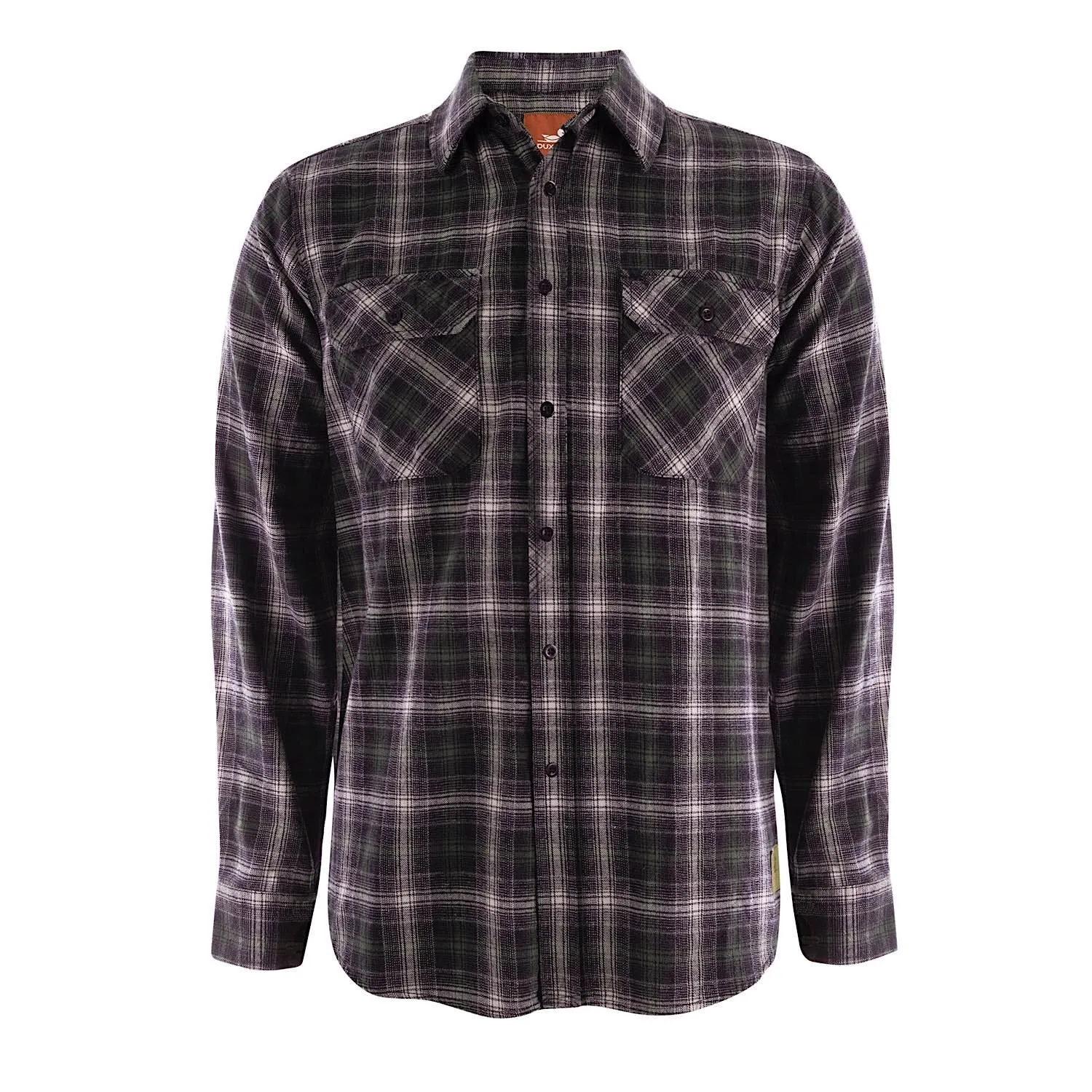 Dux-Bak Mens Mason Thermal Check L/S Shirt Green/Black