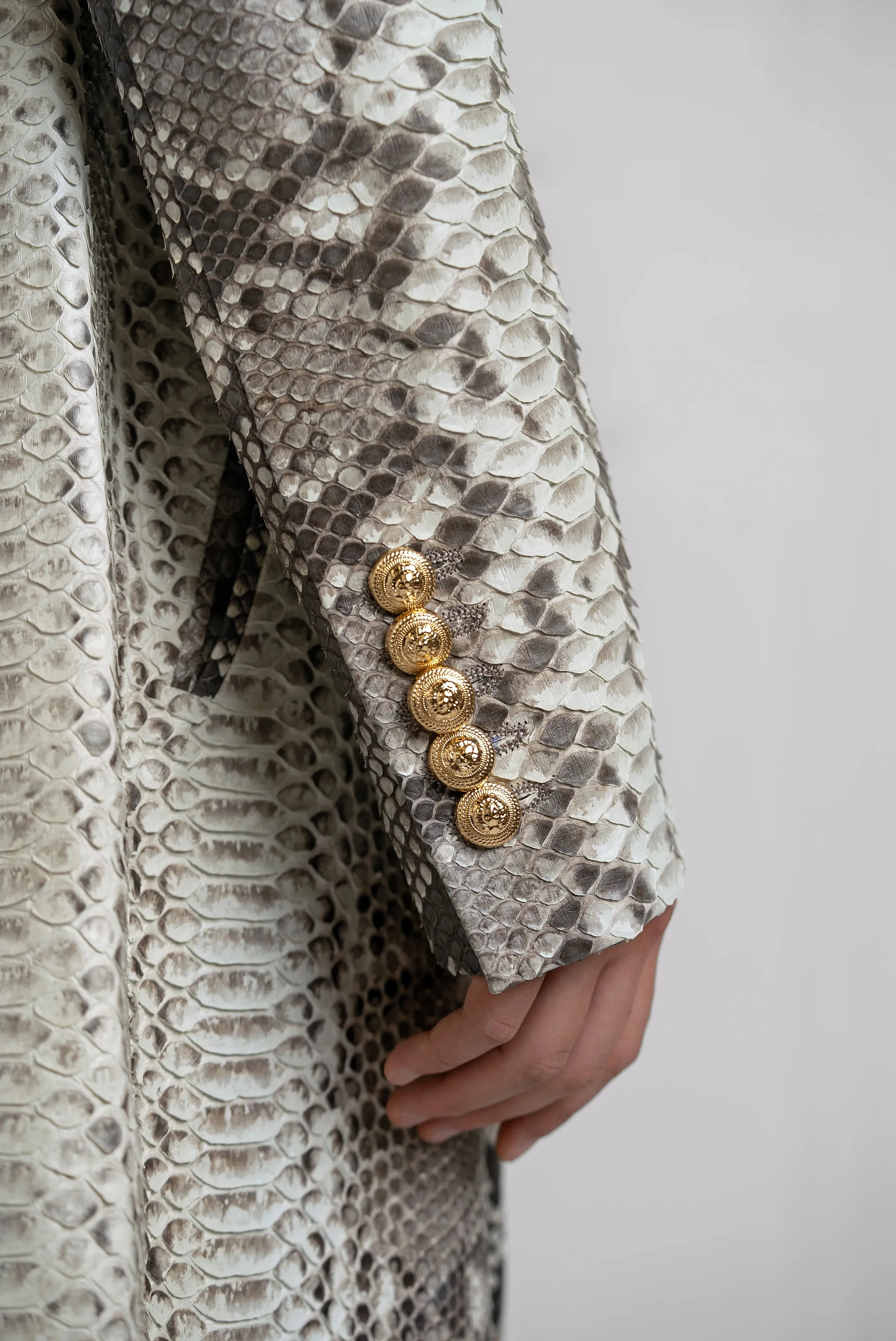 Elegant Python Coat | Exotic Elegance Limited Series