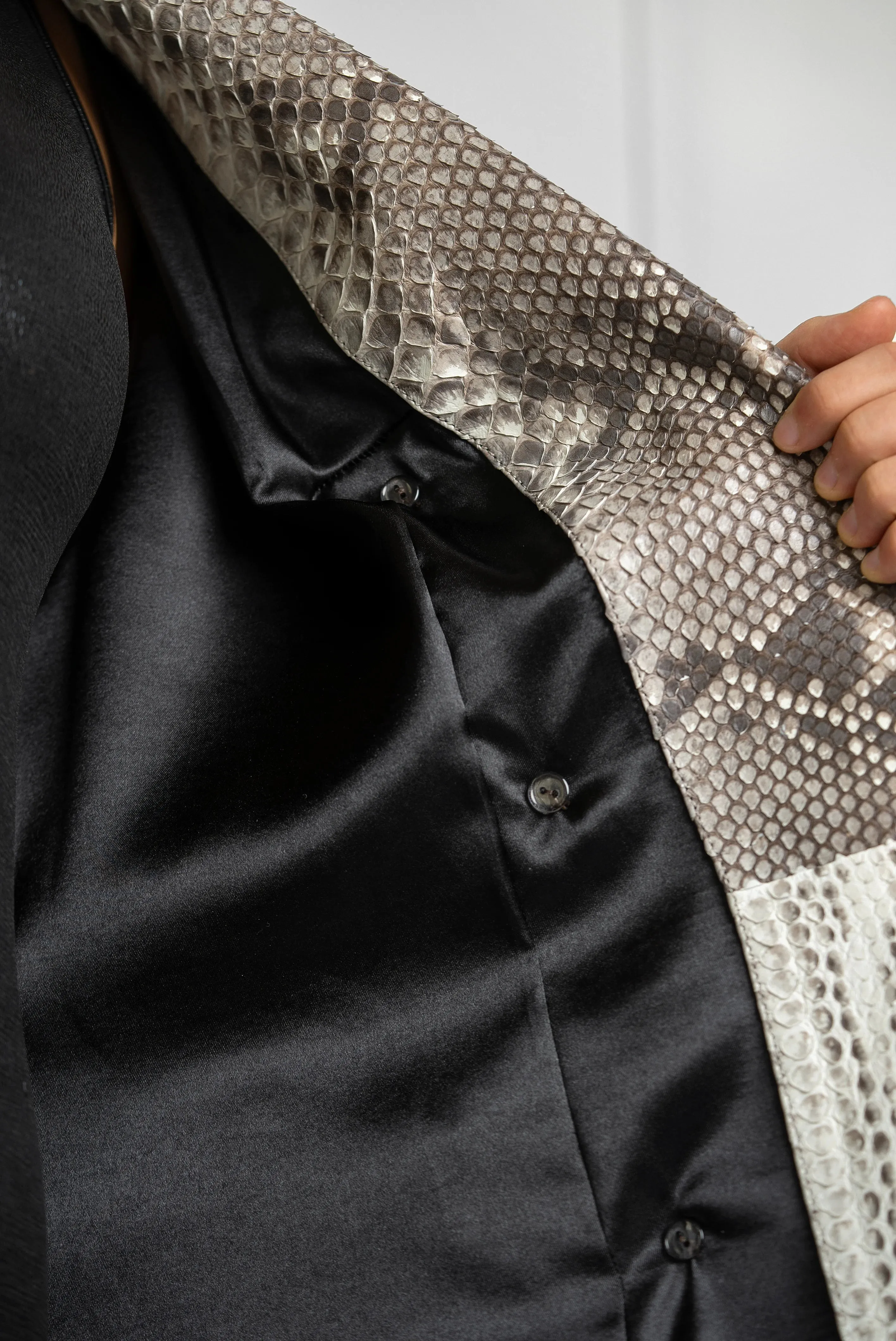 Elegant Python Coat | Exotic Elegance Limited Series
