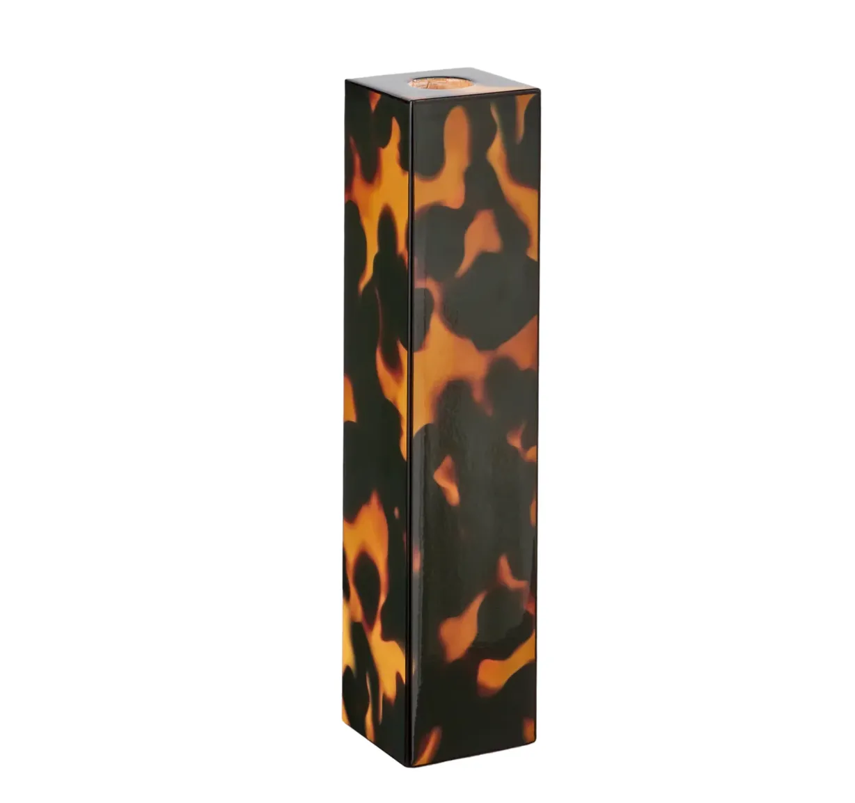 Faux Tortoise Candle Stick