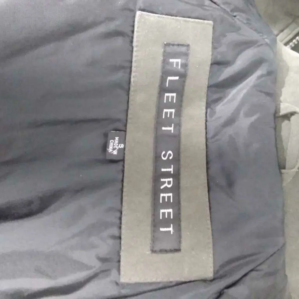FLEET STREET DARK TAUPE COAT SIZE SMALL TCC