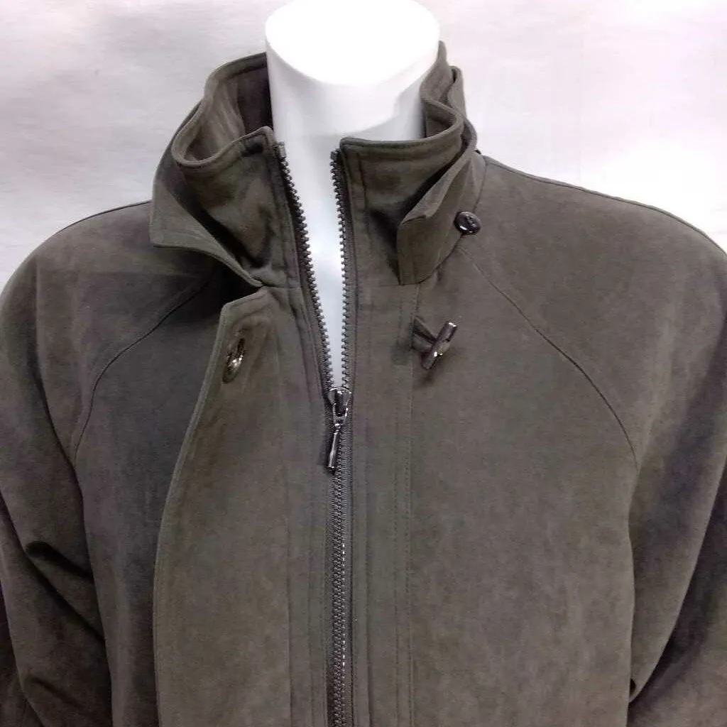 FLEET STREET DARK TAUPE COAT SIZE SMALL TCC