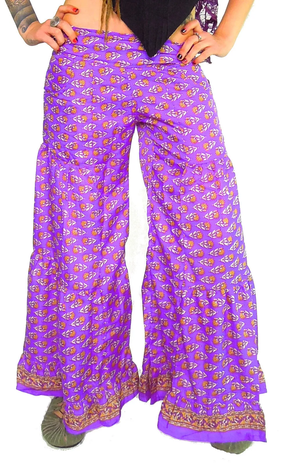 Frilly Flares Silk