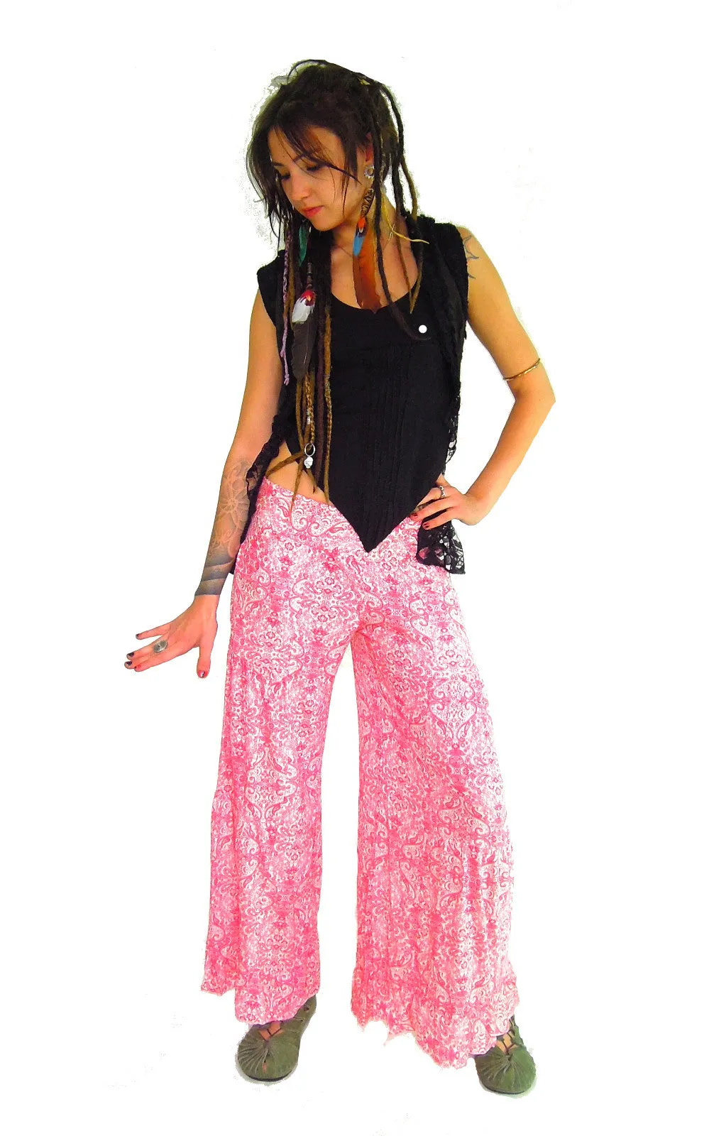 Frilly Flares Silk