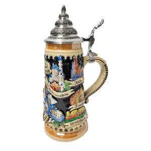 German Beer Stein - German Knights .3L