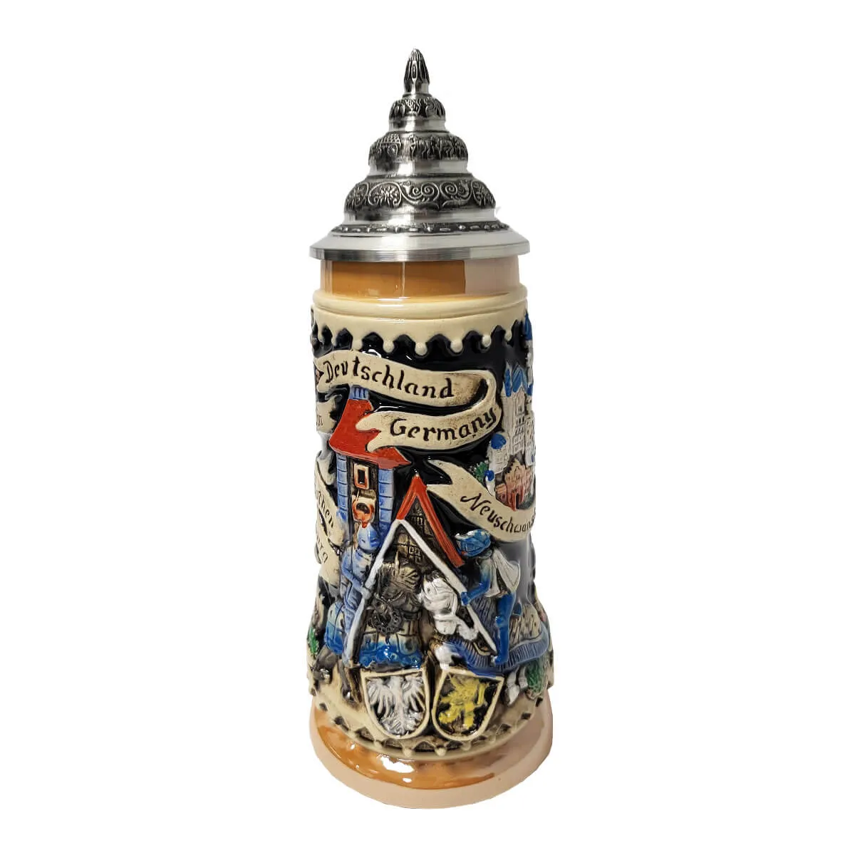 German Beer Stein - German Knights .3L