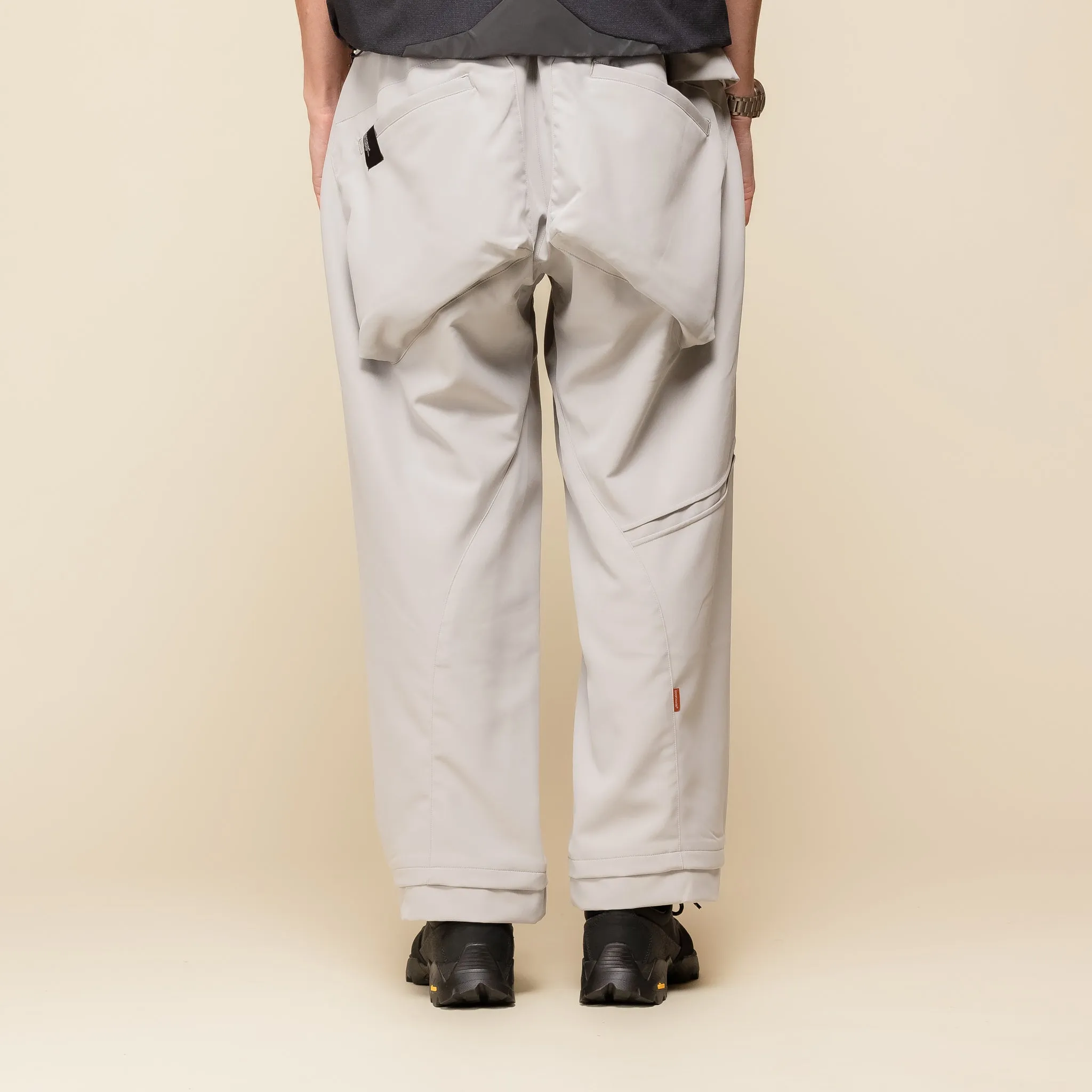 GOOPiMADE - “MT-1P” SOFTBOX Spiral Gear Trousers - Bone (Cream)