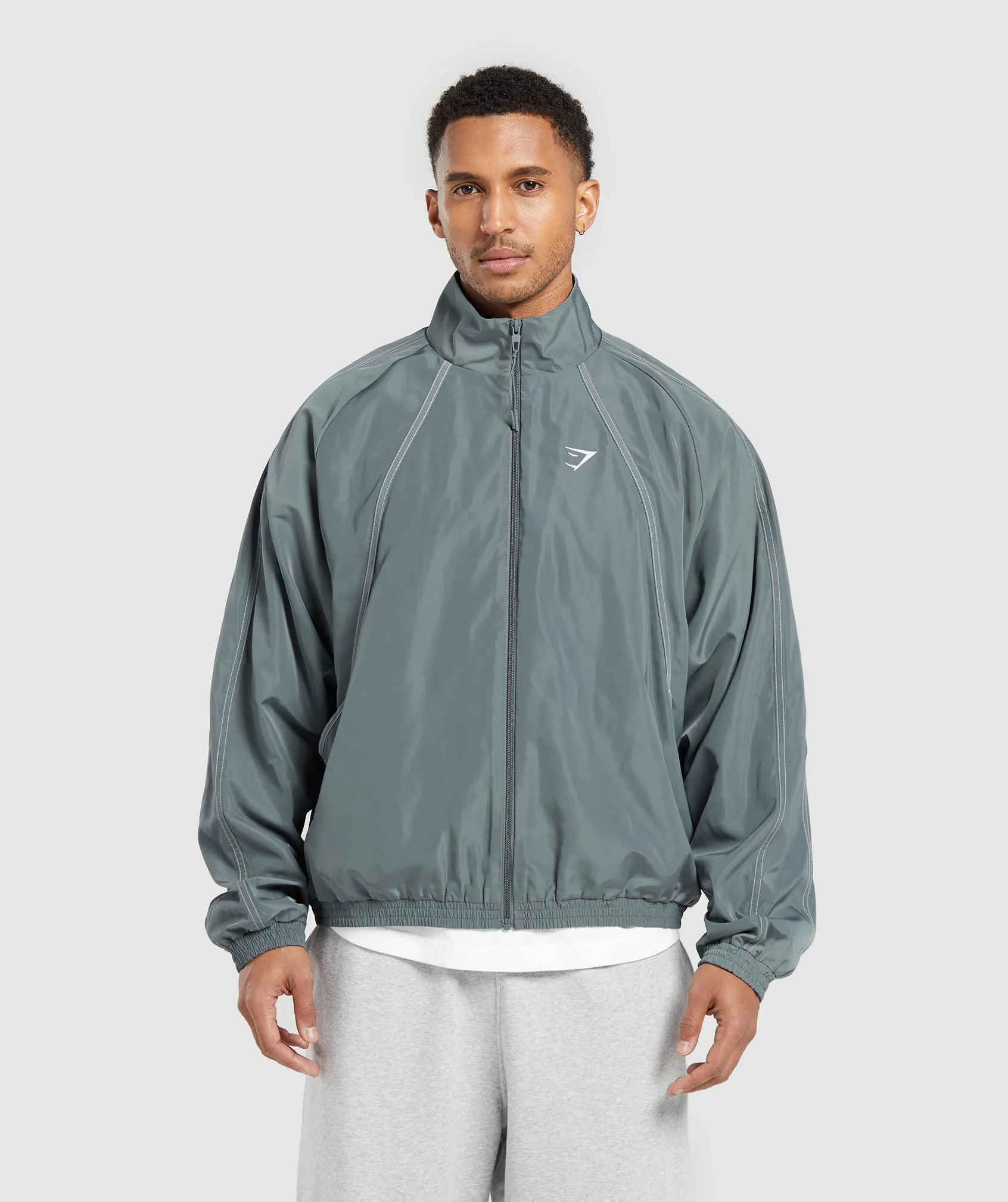 Gymshark Track Top - Cargo Teal